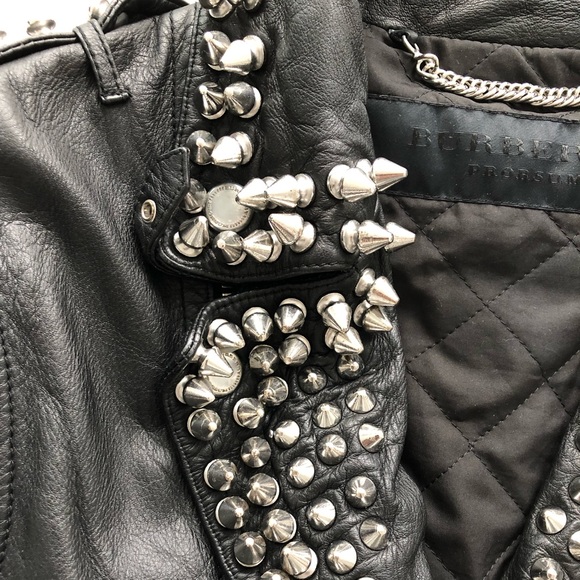 Burberry Prorsum SS11 Studded Leather Biker Vest - Picture 7 of 12